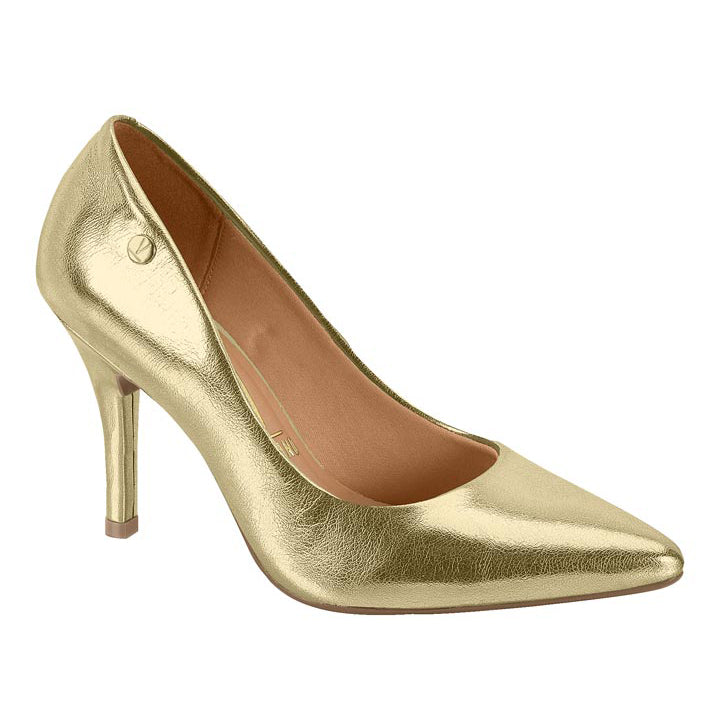 Vizzano 1184-1501 Pointy Toe Pump in Golden Metallic Napa
